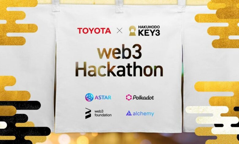 Web3-Hackathon auf Astar, gesponsert von der Toyota Motor Corporation