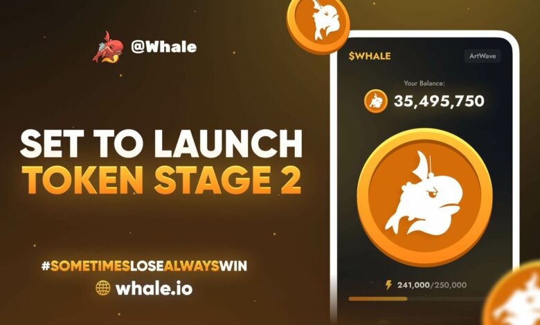 Whale startet ein Spiel, bei dem man Tokens verdienen kann